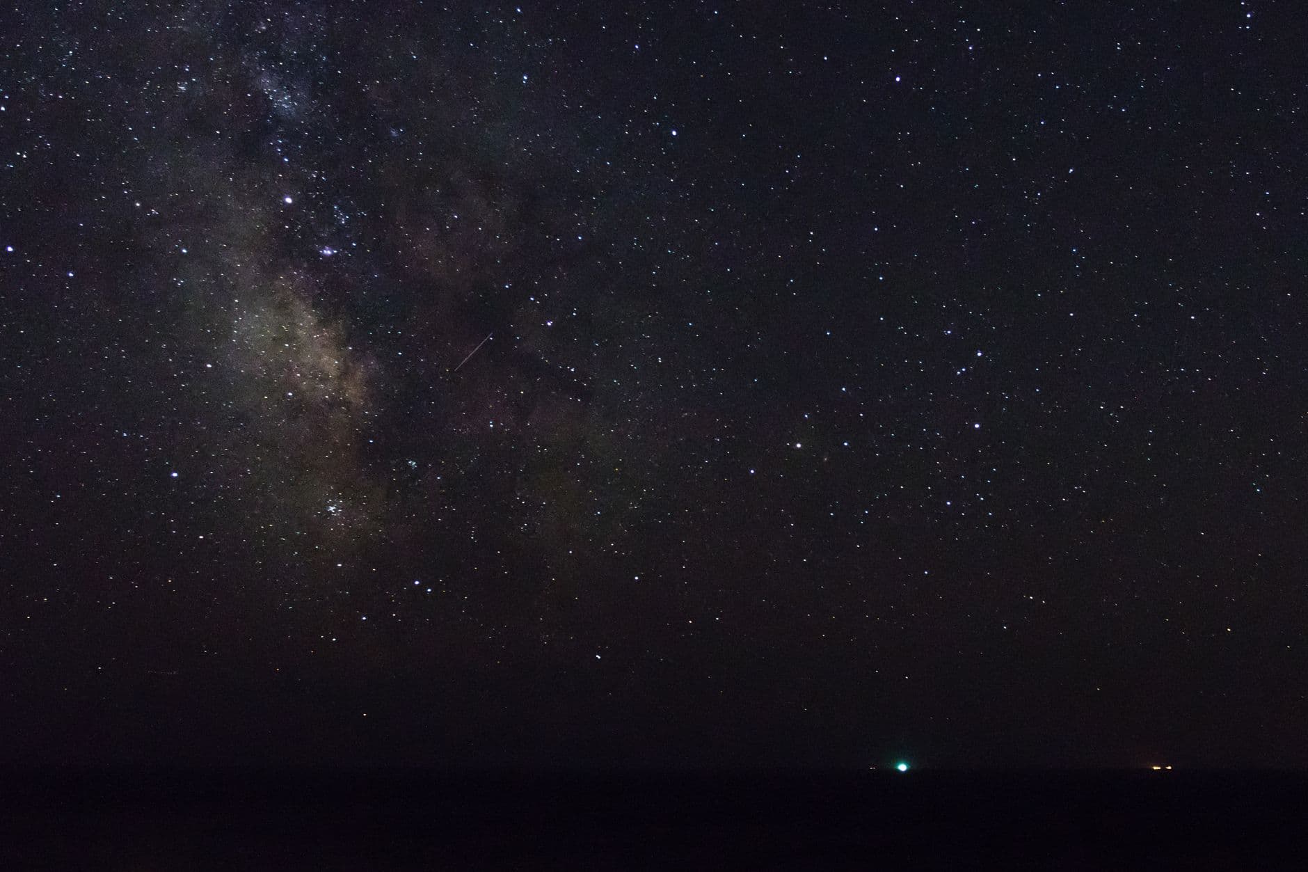 Capture of the mesmerizing Milky Way galaxy with countless stars in the night sky.